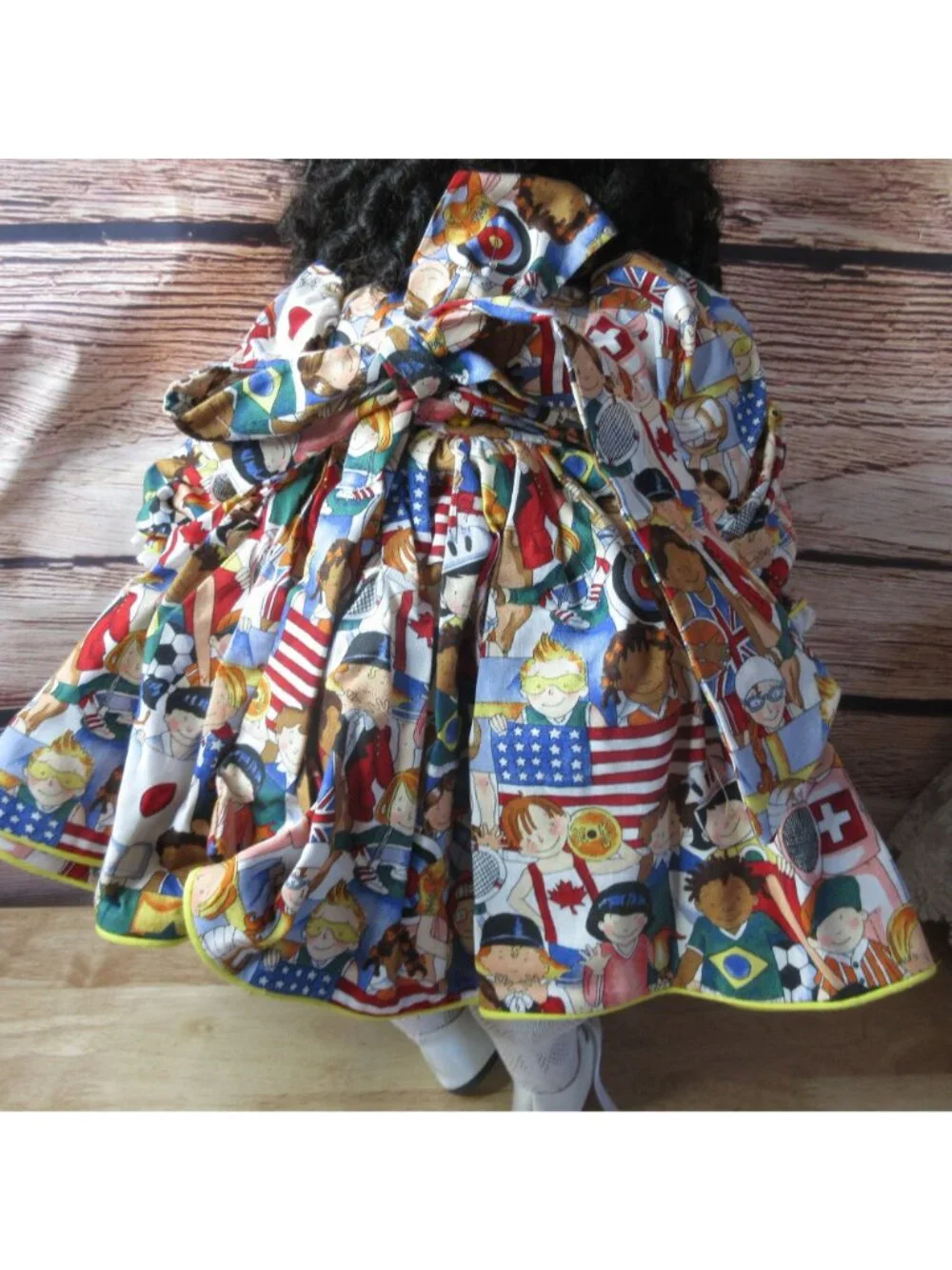 Multi Ethnic Nationality Doll Dress Set - Fits 20 to 22 In Dolls
